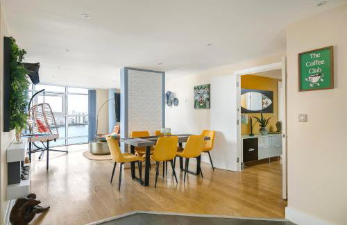 Stunning Thames View 2-Bedroom Apartment 2 Baths & 2 Balconies Sleeps 6 - Foto 40