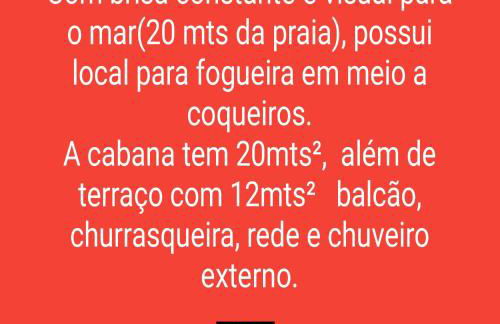 Cabanas Caraúbas - frente para o mar, ar & Tv - Foto 64