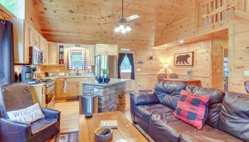 Hot Tub and Game Room Charming Morganton Cabin! - Foto 3