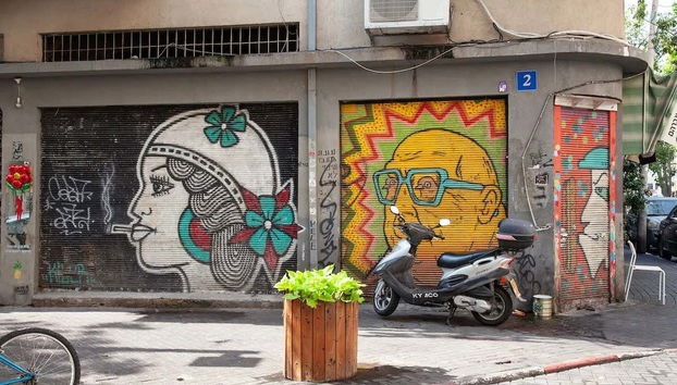 Você vai poder tirar fotos de murais incríveis