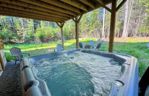 80PVR Log Home 20min to Bretton Woods AC Hot Tub wifi cable fireplace fire pit - Foto 6