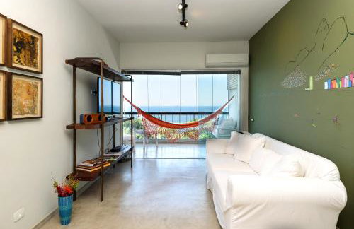 Ocean Blue Moderno Próximo à Praia do Leblon Vista Mar Espetacular Piscina Garagem Wi Fi e Sauna - Foto 18