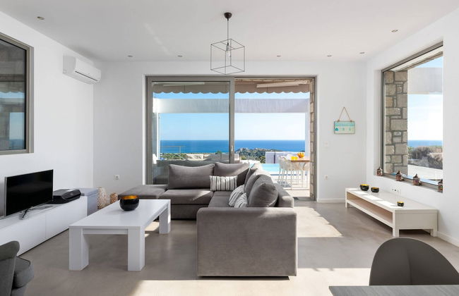 Sea View Villa in Kalythies with Private Pool near 3 Beaches - Foto 14