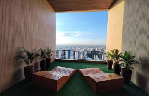 Lindo flat em prédio luxuoso - Excelente localização - Foto 47