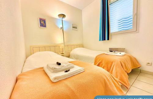 Vue Mer et Piscine, avec Balcon - 1 min de la plage - Foto 4