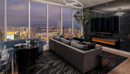 Entire Floor 2BDR w Luxury Amenities Balcony SkyLux Penthouse by AvantStay - Foto 5, Other