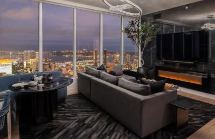 Entire Floor 2BDR w Luxury Amenities Balcony SkyLux Penthouse by AvantStay - Foto 5