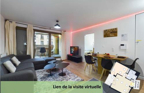 Roi de la Seine à Paris, stade, Gare parking et terrasse - Foto 2