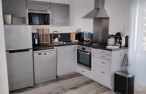 Terrasse du Mont St Michel, vue imprenable, appart cosy proche Mont St Michel - Foto 10