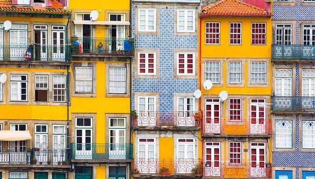 Tour privato della mezza giornata della città di Oporto - Foto 4, Case tipiche di Ribeira