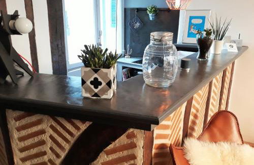 -Parking privé -La BATISSE -Coeur historique - La Clef de Honfleur - Foto 9