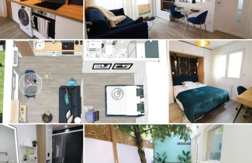 L Ecrin Bleu maison studio neuve jardin et clim - Foto 50