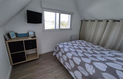 Maison VUE MER 50m PLAGE de TRESTEL GR34 entre Perros Guirec côte de granit rose et l'île de Bréhat - Foto 32