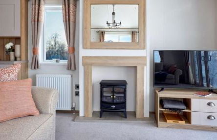 1 Bed Lodge Sleeps 4 - Pet Welcome - Fireplace - Foto 4