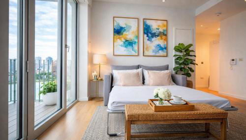 Beautiful view to Canary Wharf , O2 arena , near by London Excel 3-beds - Foto 5