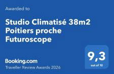 Studio Climatisé 38m2 Poitiers proche Futuroscope - Foto 12