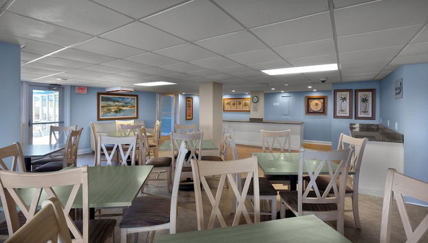 Sala de estar do lobby