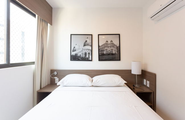 Lindo Flat no Beach Class Santa Maria em Boa Viagem - Foto 16