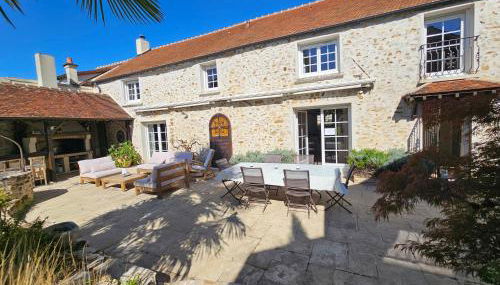 Villa familiale La Finca du champ de l'eau Avec sauna jacuzzi proche de Disney et Paris - Foto 3, Garden view