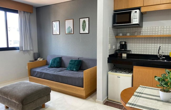 Flat confortável próximo ao metrô - Foto 1