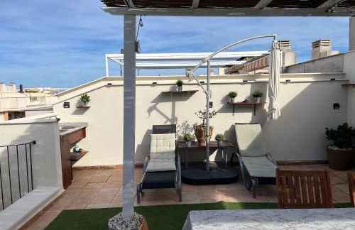 PLAYA ALMENARA ATICO DUPLEX VISTAS AL MAR Y MONTAÑA WIFI,PISCINA a - Foto 19