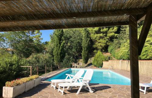 Casa Bianca Villa pool with sea view, fenced garden, barbecue by ToscanaTour - Foto 32