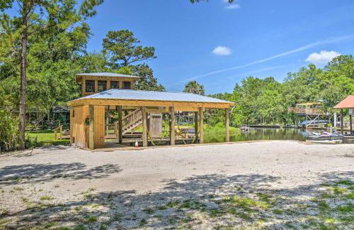Riverside New Magnolia Springs Home with Dock, Beach - Foto 28