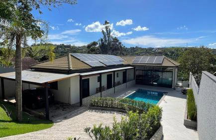 Recanto Cajarana Atibaia - piscina aquecida, linda vista - Foto 3