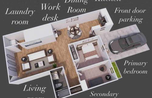 Private Suite in Upscale Neighborhood - Foto 27