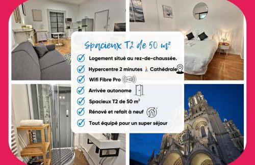 Superbe, T2 Spacieux 50m², Hypercentre, Neuf, RDC - Foto 13