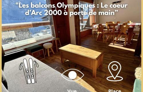 Les balcons olympiques - Ménage inclus - Arc 2000 - Ski IN-OUT - Place Olympique - La Conciergerie du Varet - Foto 1