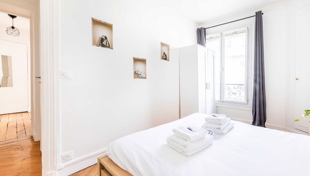 Charming Apartment - 2br/4p - Bonne-nouvelle - Foto 2, Habitación