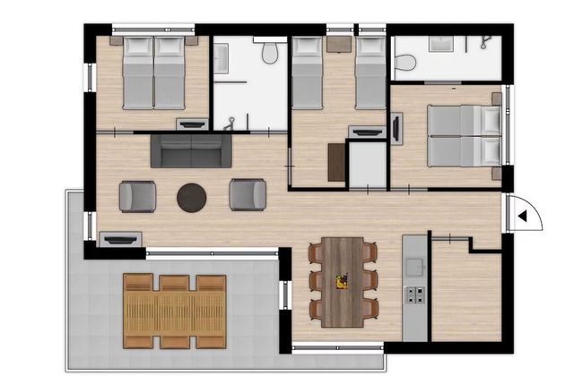 Modern Lodge Near Beach - Photo 10