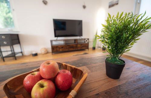 Wohlfühloase - Moderne Ferienwohnung mit großem eingezäuntem Garten in Alleinlage an Feld & Wald, Natur pur trifft auf Komfort, Wellness und gute Erholung - Foto 24