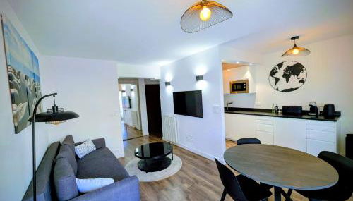 2 pièces lumineux, proche plage, parking, clim, hippodrome - Foto 3