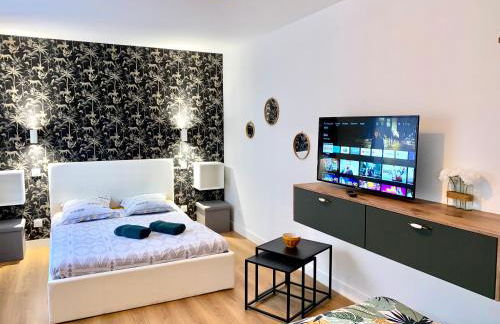 Superbe Appt avec cour et parking gratuit à 5min de la cité médiévale - Foto 2