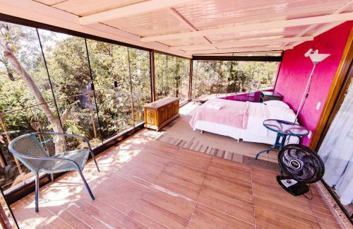 Casa Rosa - Paraíso na Natureza piscina natural, Wi-Fi - 25 minutos do centro - Foto 45