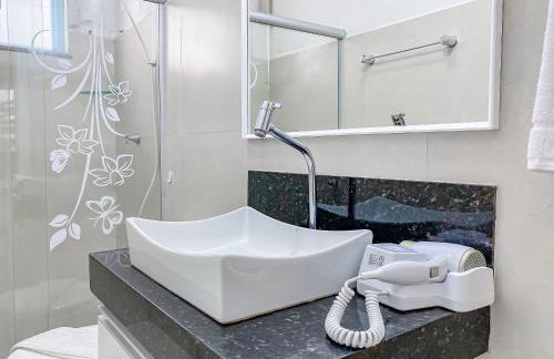 Apto Térreo com 2 quartos (ambos com ar split), sendo 1 suíte, internet privativa 300MBPS, no Residencial Vila Regina, condominio com piscina e área gourmet bem próximo a praia de Taperapuã - Foto 29