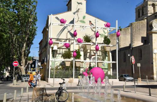 Vivez Lunel-Clim-Wifi Fibre-Parking Privé-Patio T2 - Foto 16