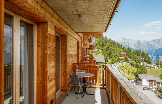 T-Resort La Tzoumaz 3p6 vue vallée - Foto 11