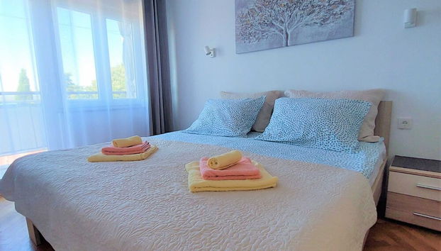 Sea View Crikvenica Apartment With Balcony and Free Wifi - Foto 3, Habitación