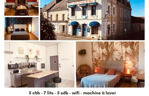 Le Lion d'Or 5 chb 14 pers wifi - Foto 1