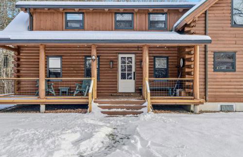 Log Cabin Fireplace Upper Valley - Wooded Chalet - Foto 33
