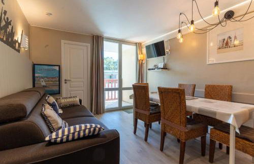 Appartement pour 6 pers dans résidence avec piscine couverte parking 264 - Foto 2