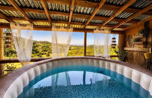 La Forêt suspendue - Gîte nature sur 9ha - option Spa avec vue panoramique - Foto 7