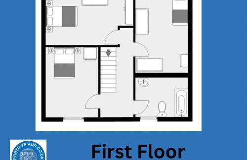 Porthyraur castle view, beach, parking,EV point Pet friendly - Foto 10