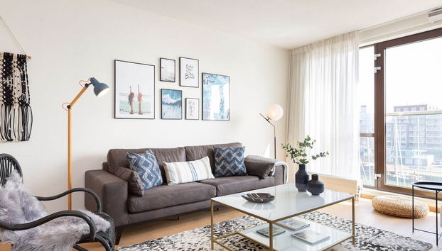 Attractive Apartment in Den Haag with Balcony near Beach - Foto 5, Sala de estar