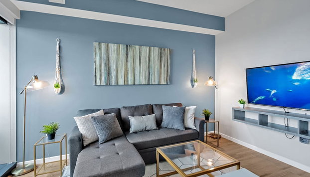 High-rise Apt Raleigh Free Parking Sunset View 1 - Foto 5, Zimmer