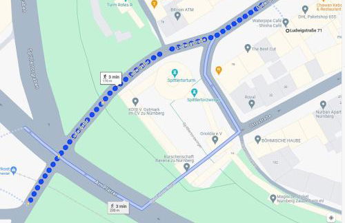 Altstadt - Exklusive 3-Zi-Wohnung für 6 Personen mit 90 qm, großer Dachterrasse, Parkplatz, WLAN - Foto 44