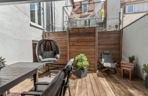 Altstadt - Exklusive 3-Zi-Wohnung für 6 Personen mit 90 qm, großer Dachterrasse, Parkplatz, WLAN - Foto 7